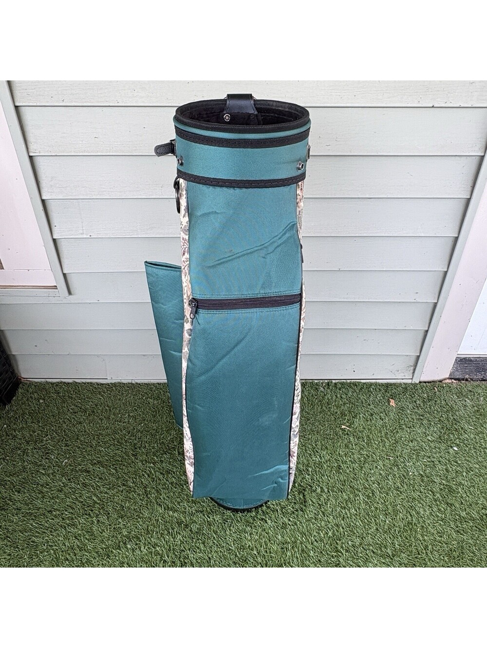 Vintage Hunter Sports USA Golf Bag Floral Tapestry 3-Way Carry – Made in USA - Picture 2 of 13